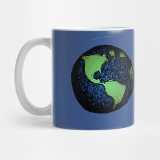 Sketched Earth Mug